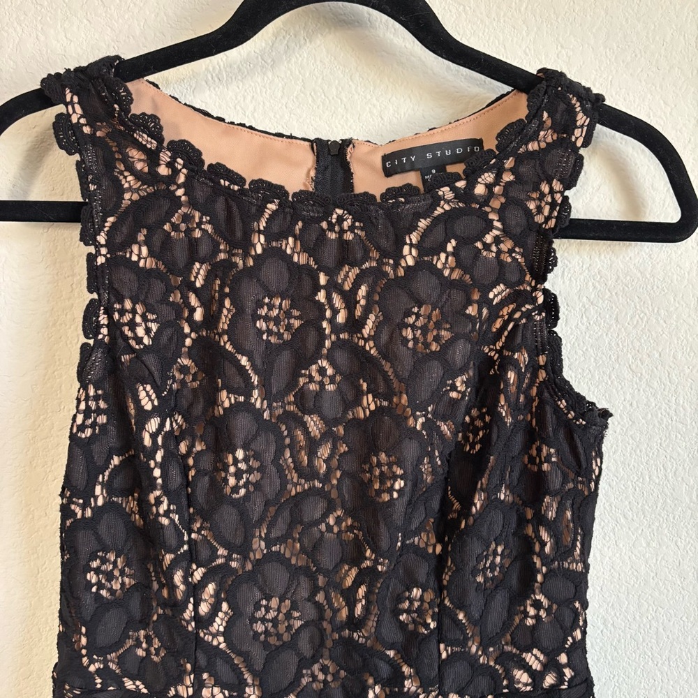 Black lace dress size 9